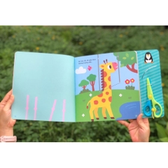 Thủ Công Cho Bé - Đôi Bàn Tay Khéo - Hình Con Vật - Tặng Kèm Chiếc Kéo An Toàn (Tân Việt)