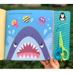 Thủ Công Cho Bé - Đôi Bàn Tay Khéo - Hình Con Vật - Tặng Kèm Chiếc Kéo An Toàn (Tân Việt)