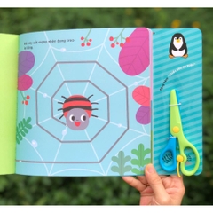 Thủ Công Cho Bé - Đôi Bàn Tay Khéo - Hình Con Vật - Tặng Kèm Chiếc Kéo An Toàn (Tân Việt)