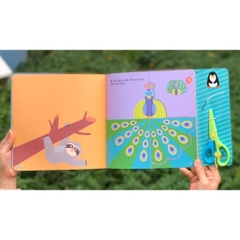 Thủ Công Cho Bé - Đôi Bàn Tay Khéo - Hình Con Vật - Tặng Kèm Chiếc Kéo An Toàn (Tân Việt)