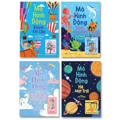 Combo 4 cuốn Mô Hình Động - Bé Ghép Mô Hình 3D - Tân Việt 467k
