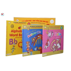 Bút chấm đọc - Học tiếng Anh Tân Việt - Bộ sách học tiếng Anh cho trẻ - Phiên bản 5 cuốn 1368k - Tân Việt