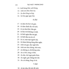 Tục ngữ Phong Dao ( Bìa Cứng ) - MT 150k