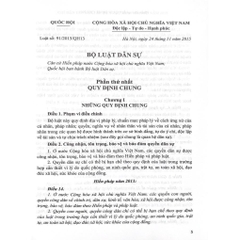 Chỉ dẫn tra cứu, áp dụng Bộ luật Dân sự năm 2015 ( Tái bản lần thứ nhất, có sửa đổi, bổ sung) 550k (DH)