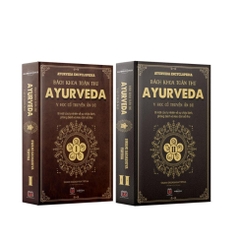 Combo sách Bách khoa toàn thư Ayurveda tập 1 tập 2 ( 2 cuốn, y học cổ truyền Ấn Độ ) - Á Châu Books