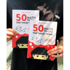 50 Thủ thuật toán Sách giải toán trong chớp mắt dành cho mọi lứa tuổi Bìa mềm - Á Châu Books 159k