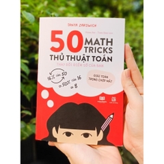 50 Thủ thuật toán Sách giải toán trong chớp mắt dành cho mọi lứa tuổi Bìa mềm - Á Châu Books 159k