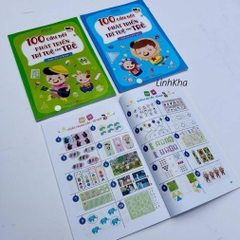 100 Câu Hỏi Phát Triển Trí Tuệ Cho Trẻ (từ 3-6 tuổi) - Sách tương tác trò chơi (lẻ tùy chọn) - Minh Long