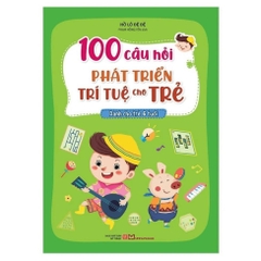 100 Câu Hỏi Phát Triển Trí Tuệ Cho Trẻ (từ 3-6 tuổi) - Sách tương tác trò chơi (lẻ tùy chọn) - Minh Long