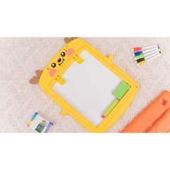 Bảng vẽ nam châm 2 mặt cho bé (24 chi tiết) - Tặng kèm phấn, bút, bảng sticker chữ số nam châm - Tân Việt 320k