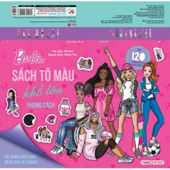Tô Màu Khổ Lớn Cho Bé Gái - Barbie - Tân Việt