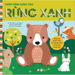Sách Ghép hình sáng tạo - Phát triển kĩ năng cho bé yêu (lẻ tùy chọn) - Tân Việt