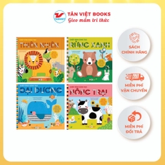 Sách Ghép hình sáng tạo - Phát triển kĩ năng cho bé yêu (lẻ tùy chọn) - Tân Việt