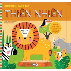 Sách Ghép hình sáng tạo - Phát triển kĩ năng cho bé yêu (lẻ tùy chọn) - Tân Việt