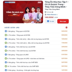 Tổng ôn hoá học - Thi THPT Quốc gia - MB