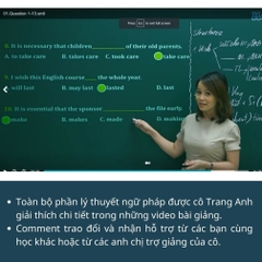 3000 câu ngữ pháp và từ vựng hay sai, tiếng anh - cô Trang Anh - MB 200k