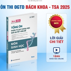 TSA - Sinh - Tổng Ôn phần Tư Duy Khoa Học/Giải Quyết Vấn Đề Môn Sinh Học - Moonbook 250k
