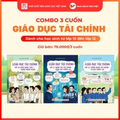 Combo 3 cuốn: Giáo dục tài chính - Lớp 10, lớp 11, lớp 12 - Tân Việt