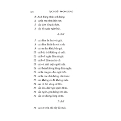 Tục ngữ phong dao (Theo bản in của Mặc Lâm năm 1967) ( Bìa mềm ) 145k  - MT