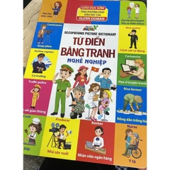 Từ Điển Bằng Tranh Nghề Nghiệp (song ngữ Anh Việt) - bìa cứng 120k - MT