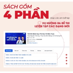 100 Đề Minh Họa Thi Vào 10 Môn Toán - Năm 2026 200k - MoonBook