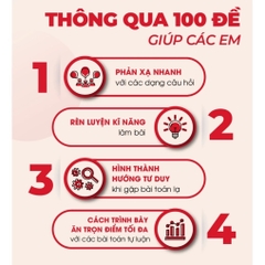100 Đề Minh Họa Thi Vào 10 Môn Toán - Năm 2026 200k - MoonBook