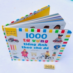 1000 từ vựng tiếng Anh theo chủ đề - cho bé 3 đến 6 tuổi học tiếng Anh dễ dàng 120k - Tân Việt