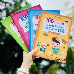 100 Câu Hỏi Phát Triển Trí Tuệ Cho Trẻ (từ 3-6 tuổi) - Sách tương tác trò chơi (lẻ tùy chọn) - Minh Long