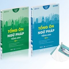 Tổng ôn ngữ pháp Tiếng Anh cô Trang Anh (tập 1 + tập 2) - MB 300k