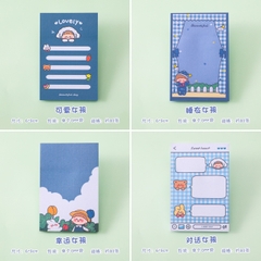 Giấy note xanh dài VQ1044 (80 tờ)