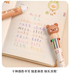 Bút bi 10 ngòi Gấu nâu VQ1037