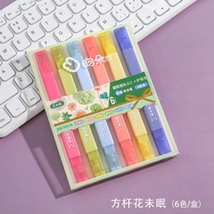 Bút nhớ dòng vuông VQ1088 (6 màu/1 vỉ)