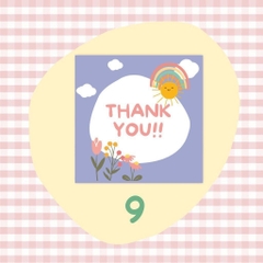Card Thank You vuông VQ1303