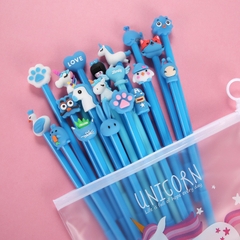 Set 20 bút bi cute kèm túi zip VQ1196