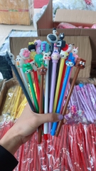 Set 20 bút bi cute kèm túi zip VQ1196