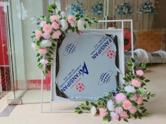 Tấm phông chính Alu vuông 1.2m không hoa