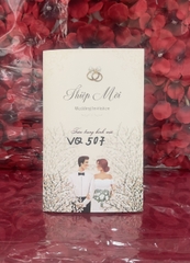 Phôi thiệp cưới VQ507 gập 3