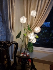 Đèn dẫn lối hoa sen (5 bông)