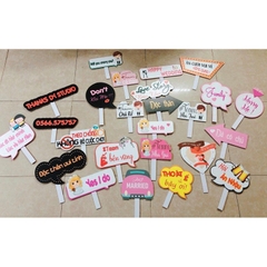 Bộ hashtag cầm tay đám cưới 11 chiếc