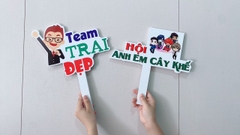 Lẻ 1 chiếc hashtag cầm tay