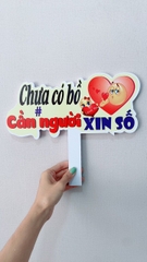 Lẻ 1 chiếc hashtag cầm tay