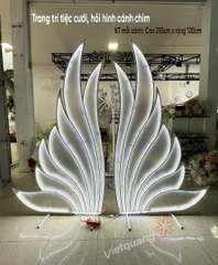 Bộ cánh chim có led trang trí sân khấu, tiệc cưới, nhà hàng