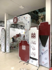 Cổng cưới chữ Hỷ màu đỏ 6 món