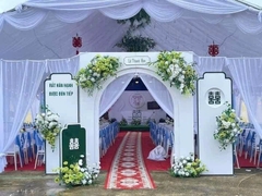 Cổng cưới chữ Hỷ 4 món