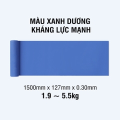 Dây Kháng Lực PhysioFit Uniband - 150cm - Đa Năng Hỗ Trợ Tập Luyện Thể Thao Tiện Lợi Tại Nhà