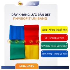 Dây Kháng Lực PhysioFit Uniband - 150cm - Đa Năng Hỗ Trợ Tập Luyện Thể Thao Tiện Lợi Tại Nhà