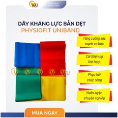 Dây Kháng Lực PhysioFit Uniband - 150cm - Đa Năng Hỗ Trợ Tập Luyện Thể Thao Tiện Lợi Tại Nhà