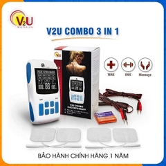 Máy Massage Điện Trị Liệu Đa Năng V2U 3IN1 Combo