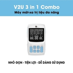 Máy Massage Điện Trị Liệu Đa Năng V2U 3IN1 Combo