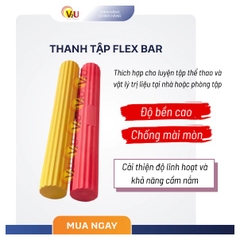 Thanh xoắn Kháng Lực Flex Bar - Tập Cơ Tay, Vai, Ngực, Tập Thể Dục Tại Nhà